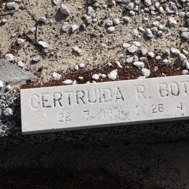 BOTHMA Gertruida R. 18??-1987