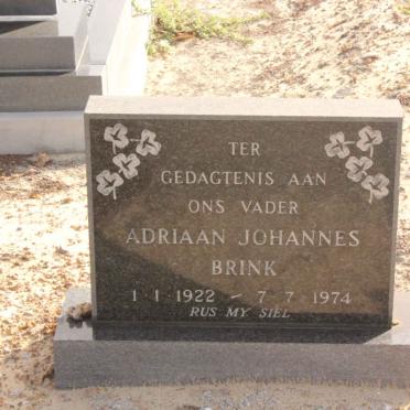 BRINK Adriaan Johannes 1922-1974