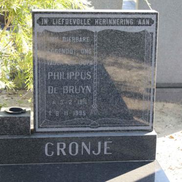CRONJE Philippus De Bruyn 1911-1995