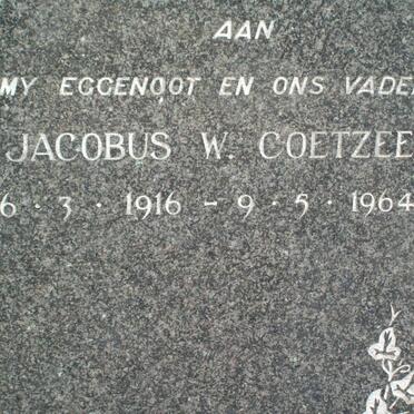 COETZEE Jacobus W. 1916-1964