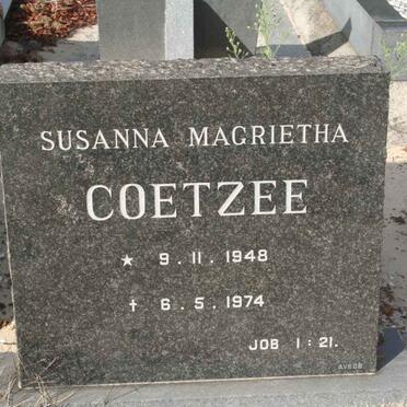 COETZEE Susanna Magrietha 1948-1974