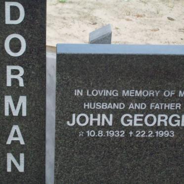 DORMAN John George 1932-1993