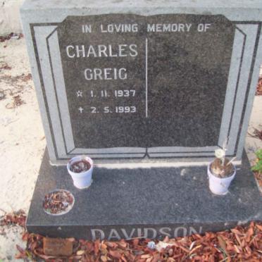 DAVIDSON Charles Greig 1933-1993