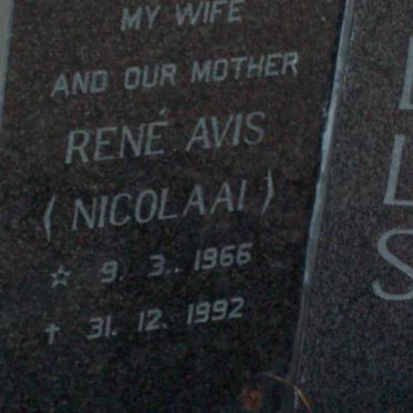 DANIELS Rene Avis 1966-1992