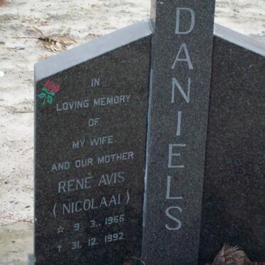 DANIELS Rene Avis 1966-1992