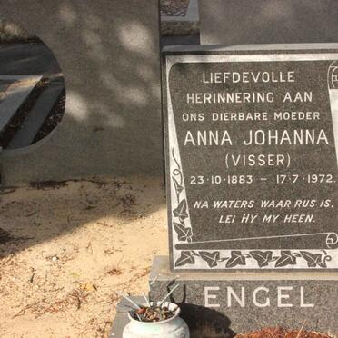 ENGEL Anna Johanna nee VISSER 1883-1972