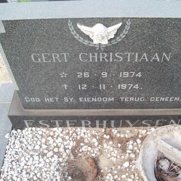 ESTERHUYSEN Gert Christiaan 1974-1974