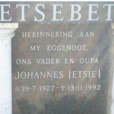 ETSEBETH Johannes 1927-1992