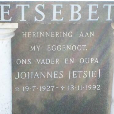 ETSEBETH Johannes 1927-1992