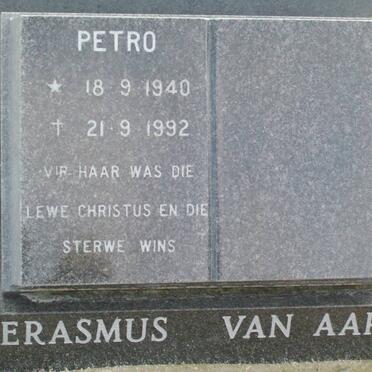 ERASMUS Petro 1940-1992