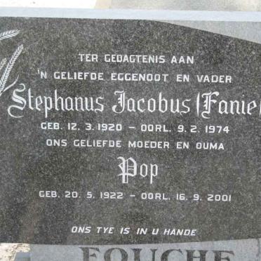 FOUCHE Stephanus Jacobus 1920-1974 &amp; Pop 1922-2001