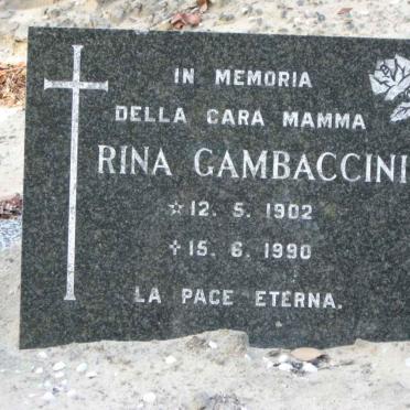 GAMBACCINI Rina 1902-1990