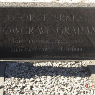 GRAHAM George Ernest Howgrave 1877-1964