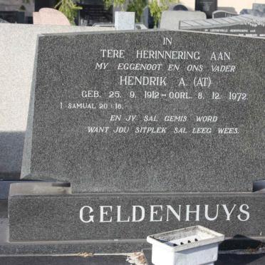 GELDENHUYS Hendrik A. 1912-1972