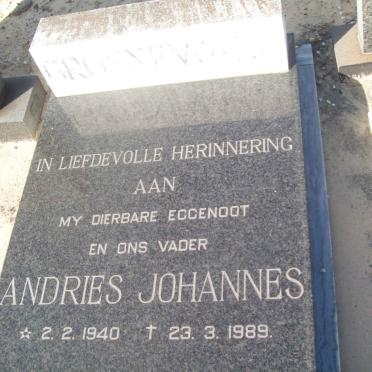 GROENEWALD Andries Johannes 1940-1989