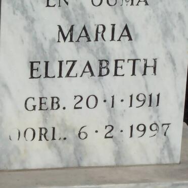 GROBBELAAR Maria Elizabeth 1911-1997