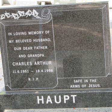 HAUPT Charles Arthur 1951-1998