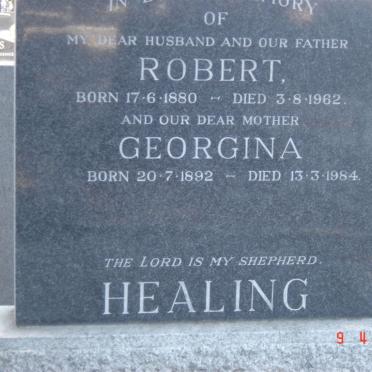 HEALING Robert 1880-1962 &amp; Georgina 1892-1984