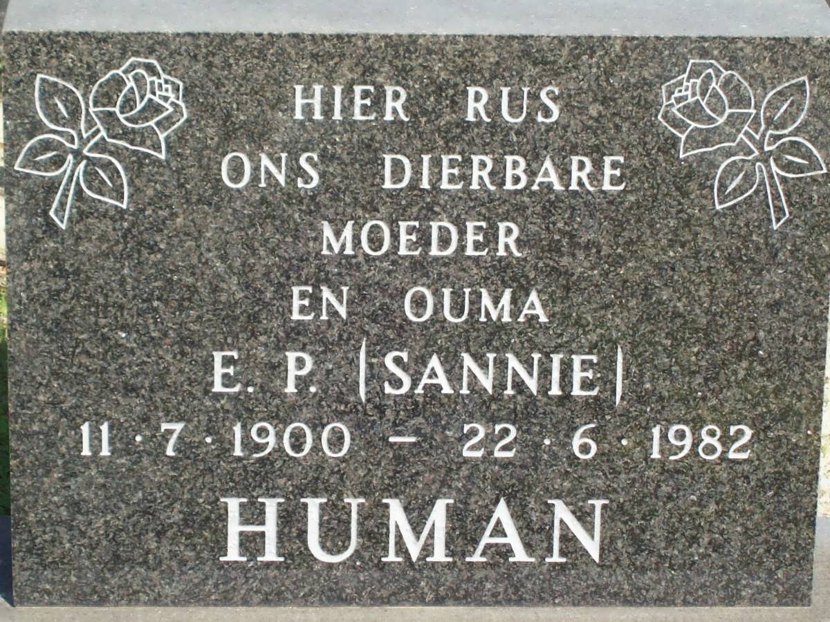 HUMAN E.P. 1900-1982