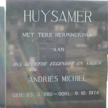 HUYSAMER Andries Michiel 1910-1974