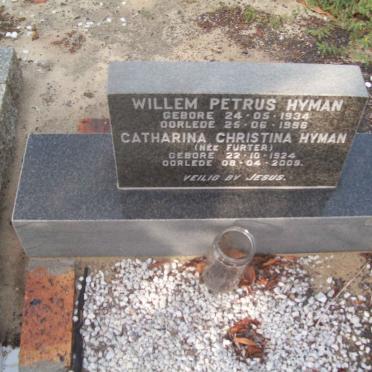 HYMAN Willem Petrus 1934-1996 &amp; Catharina Christina FURTER 1924-2009