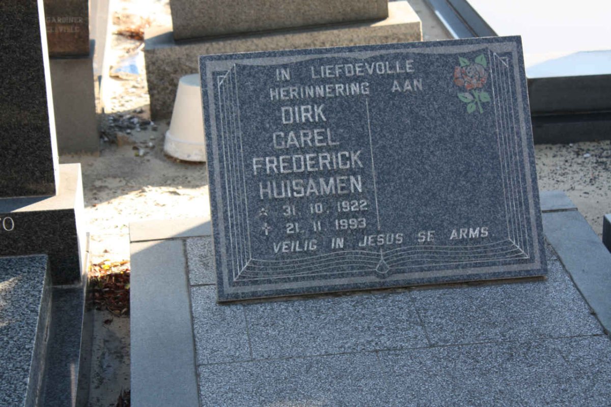 HUISAMEN Dirk Carel Frederik 1922-1993