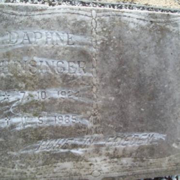 HUNSINGER Daphne 1924-1985