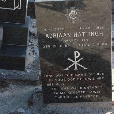 HATTINGH Adriaan 1964-1988