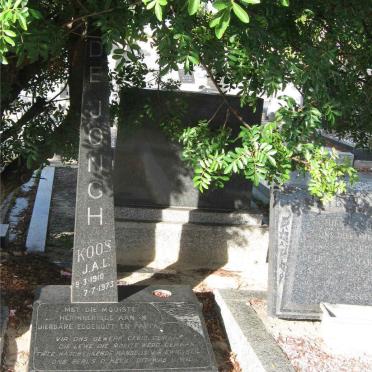 JONGH J.A.L., de 1910-1973