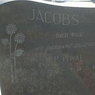 JACOBS M.P. 1900-1976