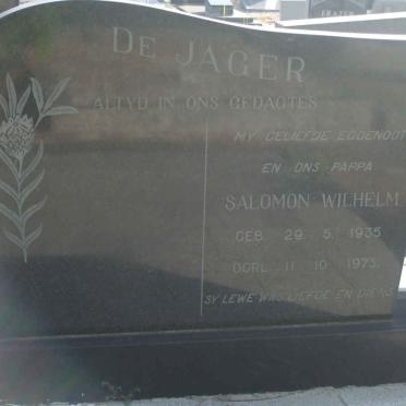 JAGER Salomon Wilhelm, de 1935-1973