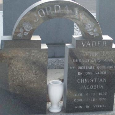 JORDAAN Christiaan Jacobus 1923-1972