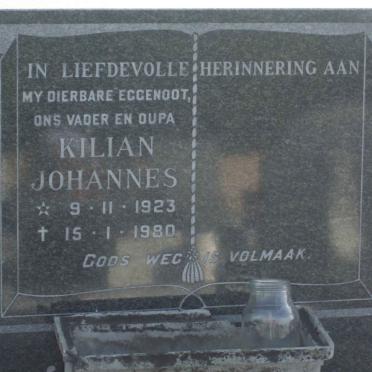 JORDAAN Kilian Johannes 1923-1980
