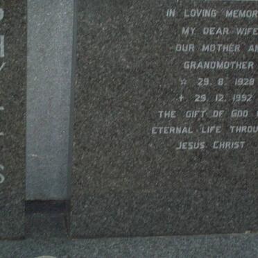 JACOBS Phyllis 1928-1992