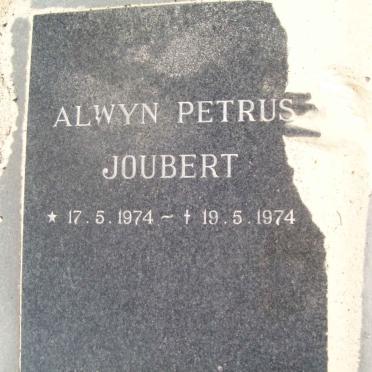 JOUBERT Alwyn Petrus 1974-1974