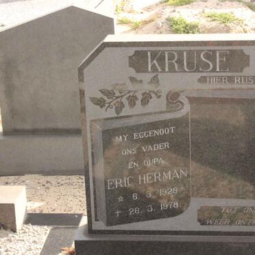 KRUSE Eric Herman 1929-1978