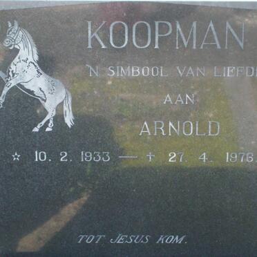 KOOPMAN Arnold 1933-1976