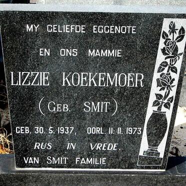 KOEKEMOER Lizzie nee SMIT 1937-1973