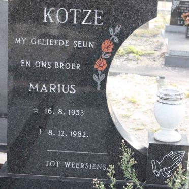 KOTZE Marius 1953-1982