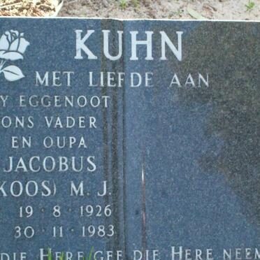 KUHN Jacobus M.J. 1926-1983