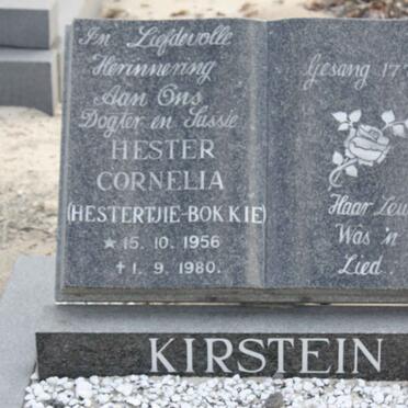 KIRSTEIN Hester Cornelia 1956-1980
