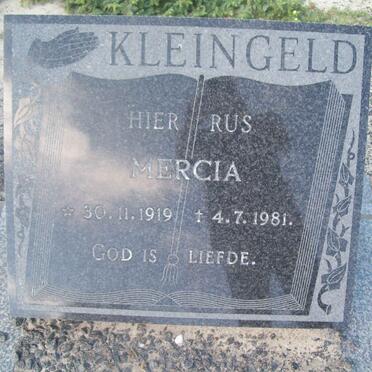 KLEINGELD Mercia 1919-1981