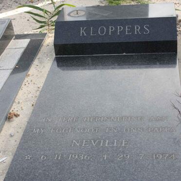 KLOPPERS Neville 1936-1974