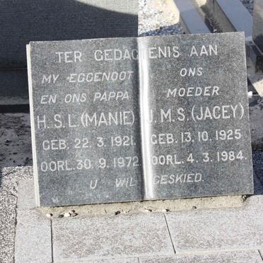 KITSHOFF H.S.L. 1921-1972 &amp; J.M.S. 1925-1984