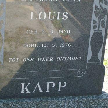 KAPP Louis 1920-1976