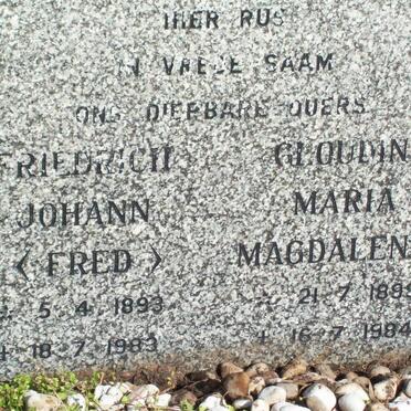 KIRSCHBAUM Friedrich Johann 1893-1983 &amp; Gloumina  Maria Magdalena 1899-1984