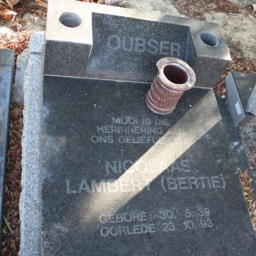LOUBSER Nicolaas Lambert 1939-1993