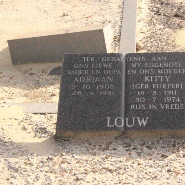 LOUW Adriaan 1908-1981 &amp; Kitty FURTER 1911-1974