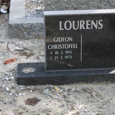 LOURENS Gideon Christoffel 1911-1972
