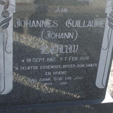 LOUW Johannes Guillaume 1912-1978 
